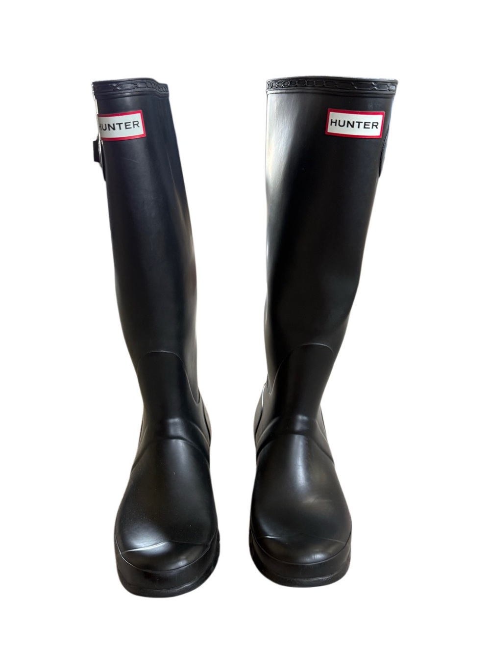 Hunter Women’s Original Tall Rain Matte Black Knee-High Boots Size 6 Waterproof
